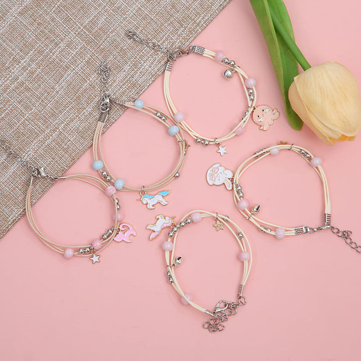 Elegant Unicorn Charm Bracelet Kalsten
