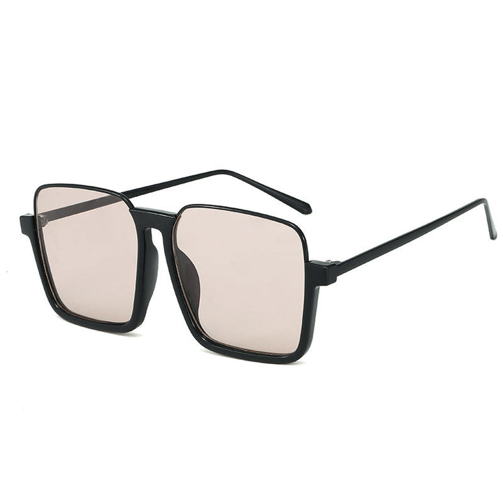 Women's square sunglasses with transparent frame and polarized lenses Kalsten