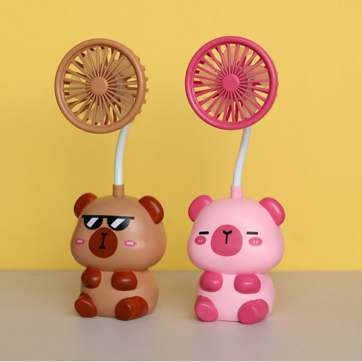 Unisex Cute Mini Hand Fan with Flexible Head Kalsten