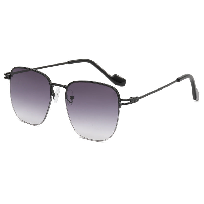 Women Designer Glasses with Square Frame and Glossy Metal Structure Kalsten