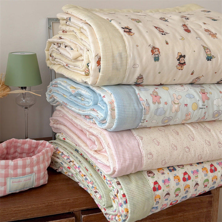 Women’s children's duvet with playful doll pattern Kalsten