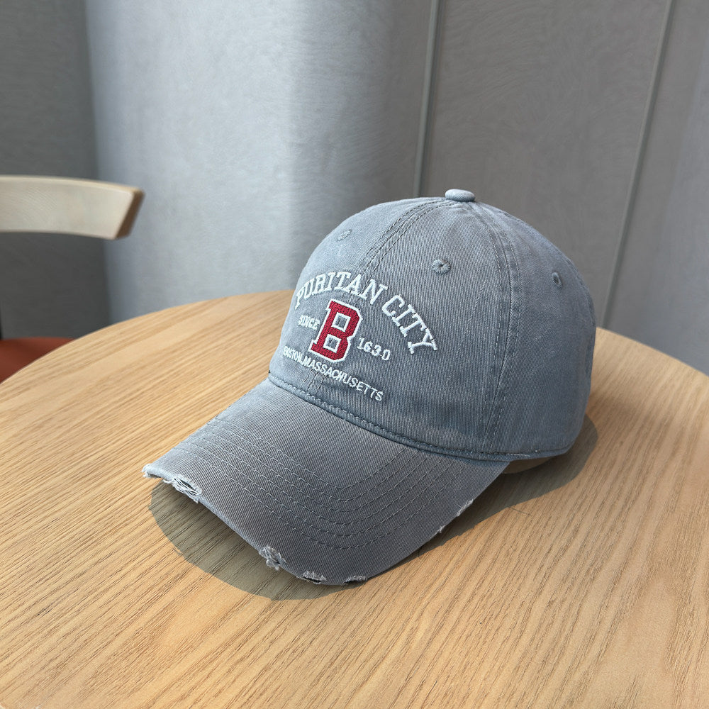 Men's Distressed Cotton Baseball Cap Kalsten 1784270269