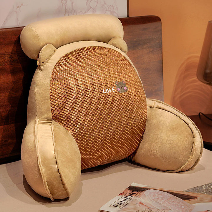 Cozy back support pillow with bear motifs Kalsten