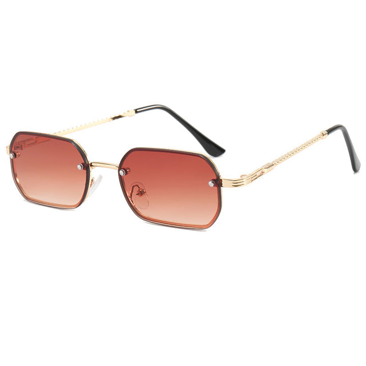 Women's stylish octagonal sunglasses with luxurious metal frame Kalsten