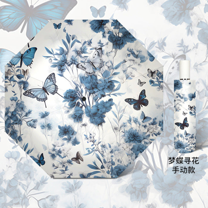 Ladies elegant umbrella with floral design Kalsten