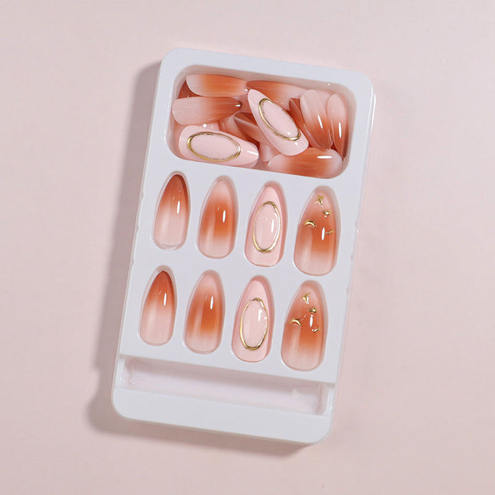 DIY Elegant Press-On Nail Art Set Kalsten