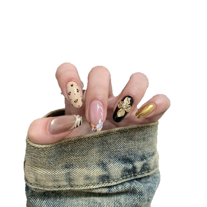 Artificial nails with flower design Kalsten