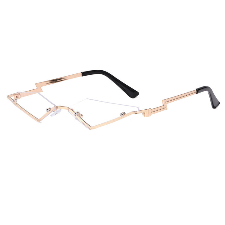 Women's geometric designer sunglasses with innovative frame Kalsten