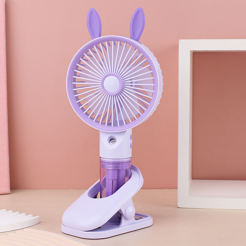 Women Portable Mini Fan with Spray Function Kalsten