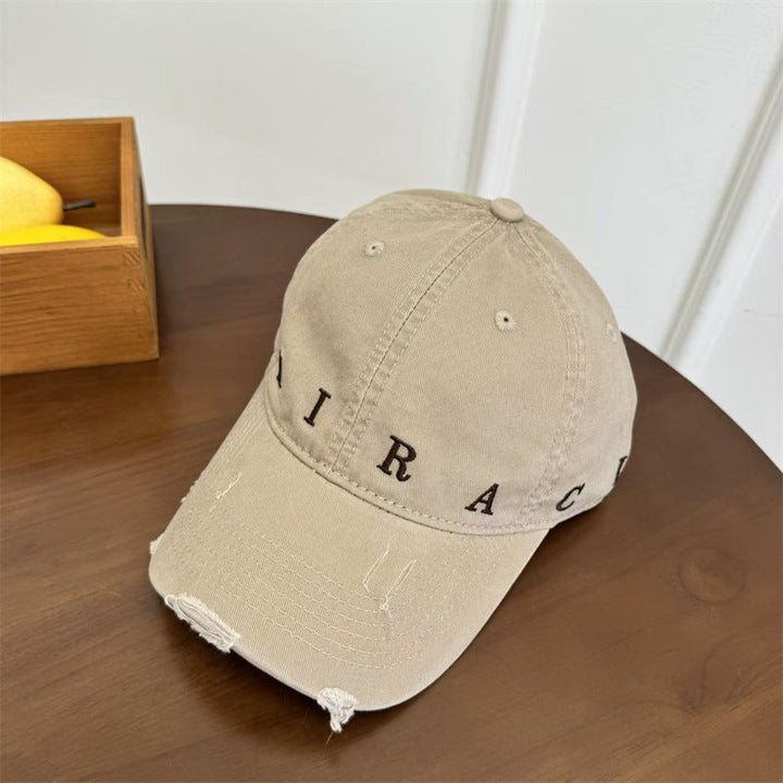 Women's Distressed Denim Baseball Cap Kalsten