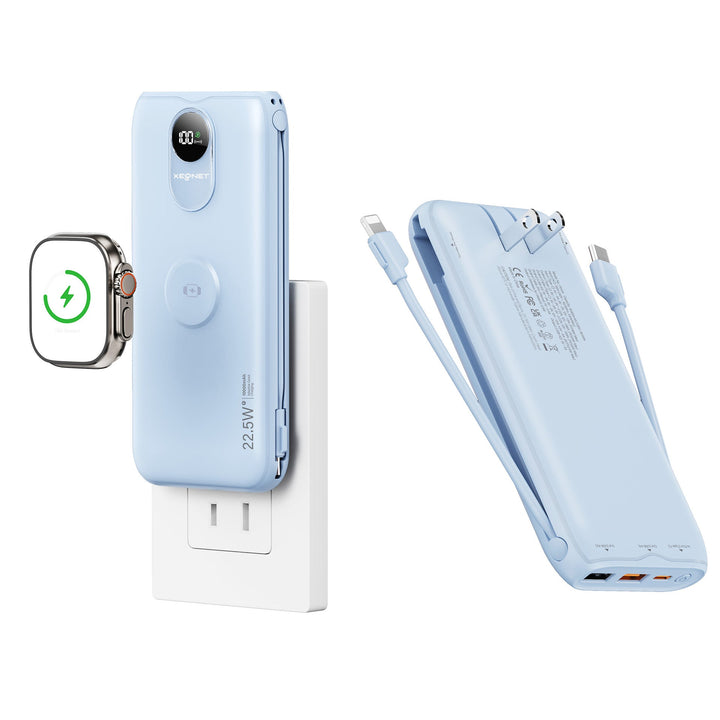 Portable power bank with Qi charging function and wired fast charging system Kalsten