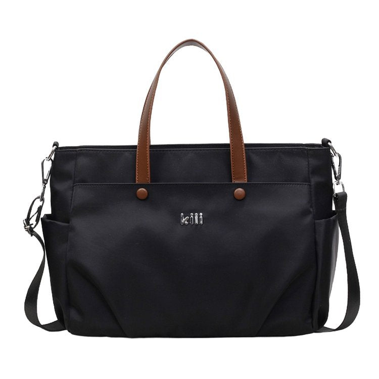 Shopping bag with comfortable carrying system and practical outer pockets Kalsten