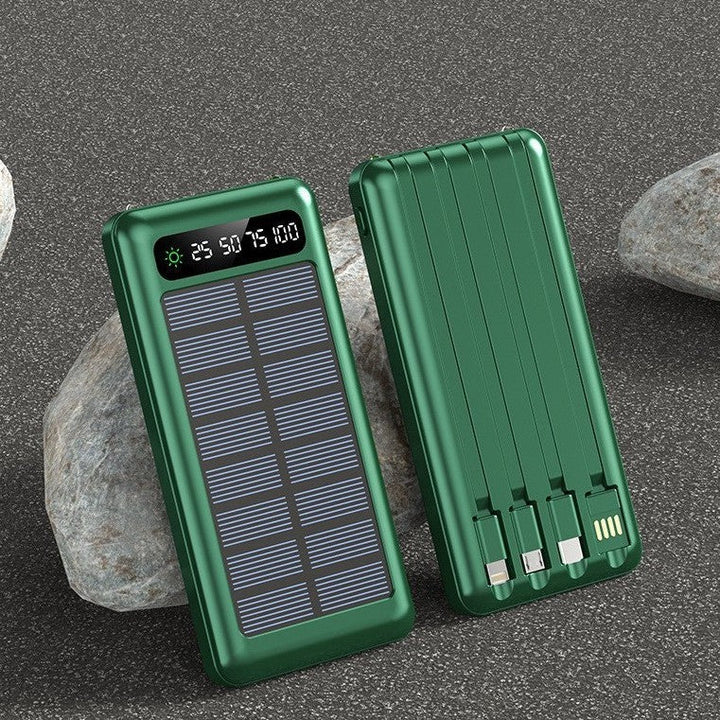 Solar Powerbank with Multifunctional Charging Options Kalsten