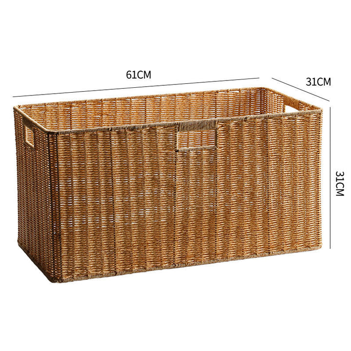 Crafted Wicker Storage Chest Kalsten
