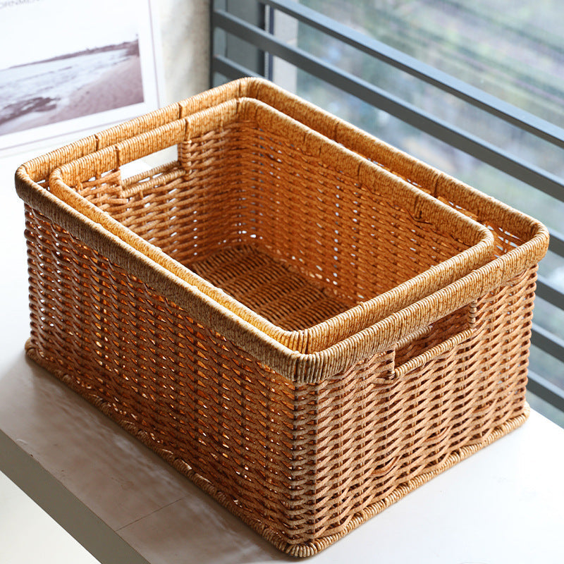 Unisex Practical Storage Basket with Open Handles Kalsten