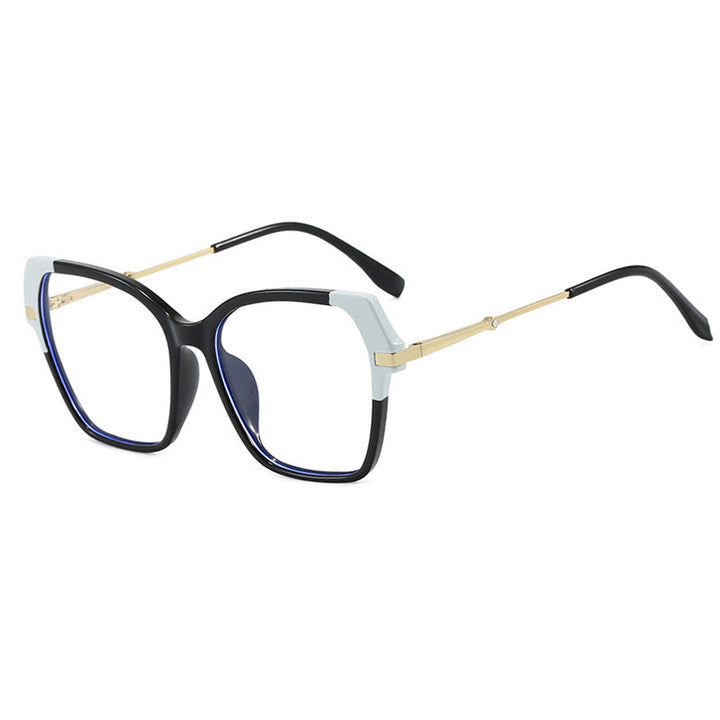 Ladies square sunglasses with elegant metal frame and protective UV filter Kalsten