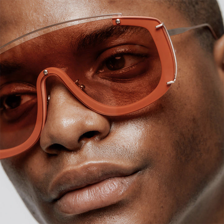 Ladies futuristic oversized sunglasses Kalsten