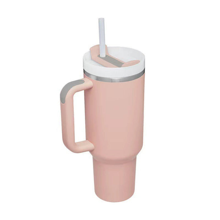 Ladies Insulated Mug with practical handling and integrated straw Kalsten