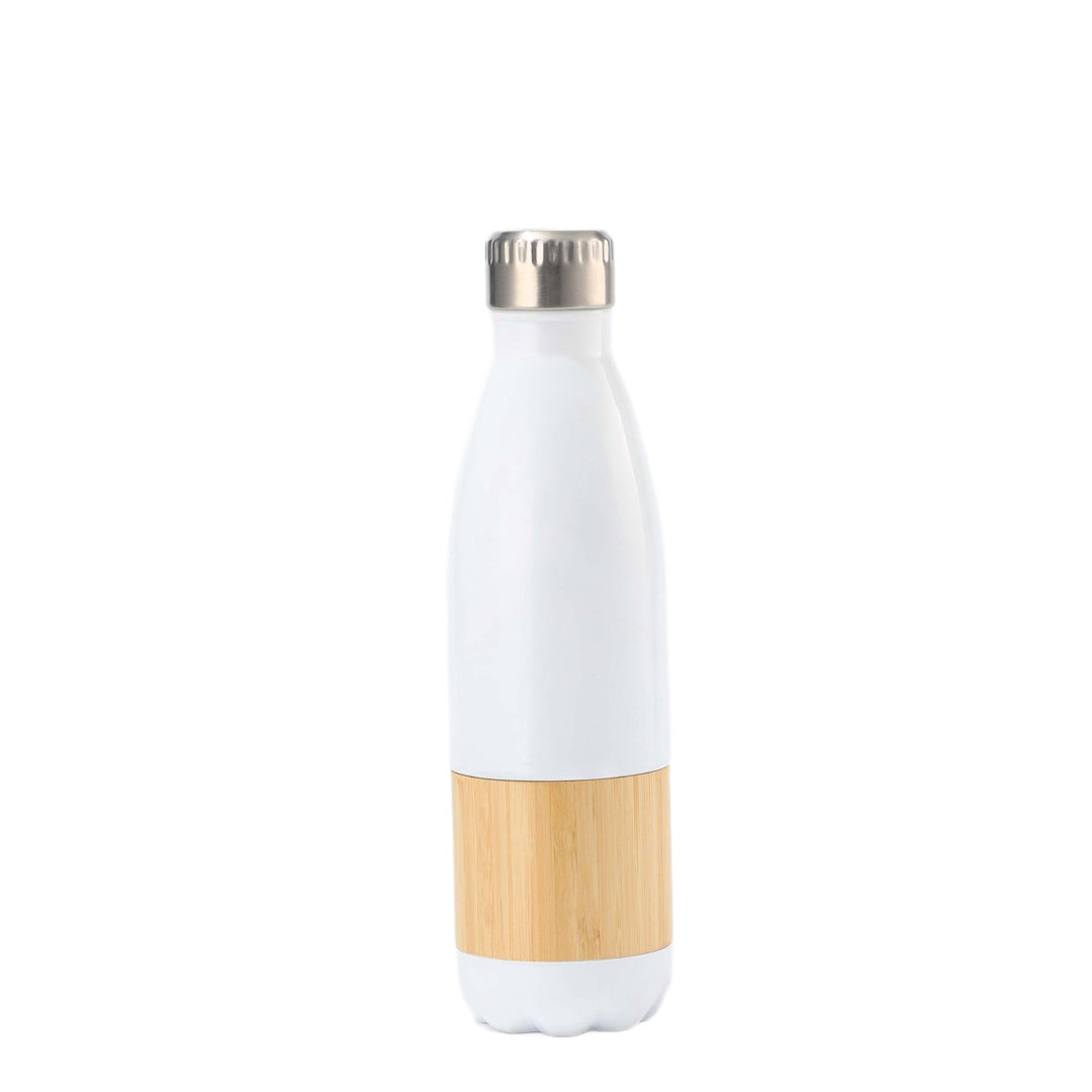 Women Stainless Steel Drinking Bottle with Bamboo Application Kalsten