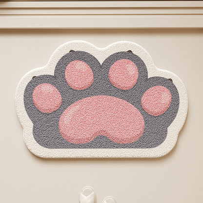 Cat Paw Shaped Floor Mat Acalora