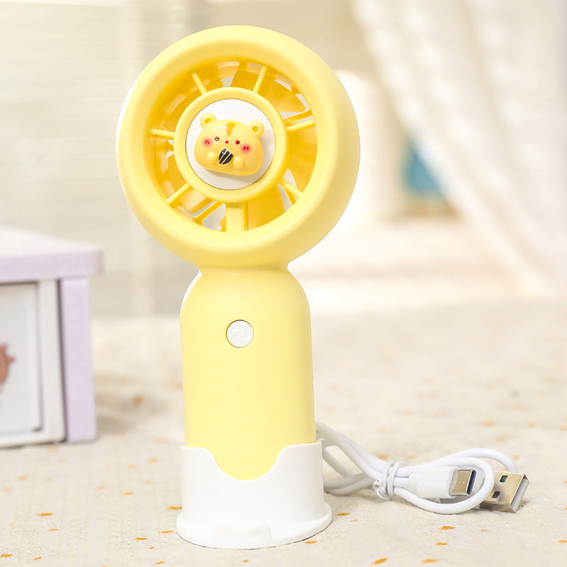 Women's portable hand fan with powerful battery and ergonomic design Kalsten