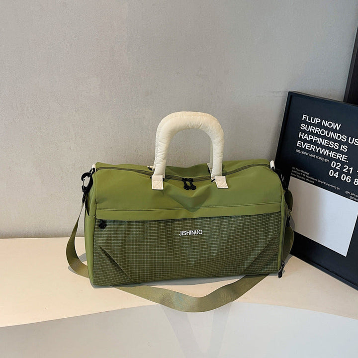 Sporty Leisure Duffel Bag with Ergonomic Handles and Multiple Compartments Kalsten