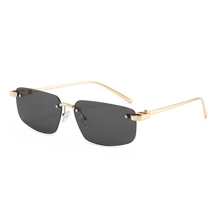 Ladies fashionable rectangular sunglasses with minimalist frame Kalsten