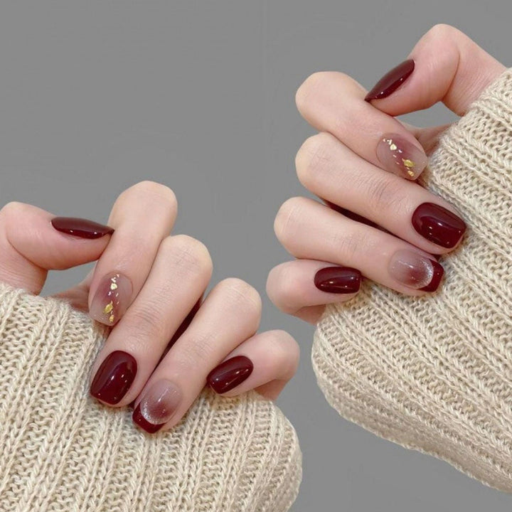 Artificial Nails In Elegant Glitter Finish Kalsten