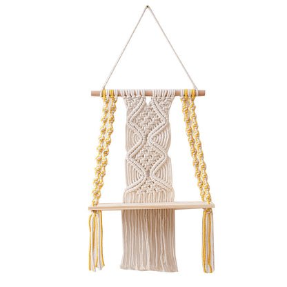 Decorative Macramé Swing Shelf Acalora
