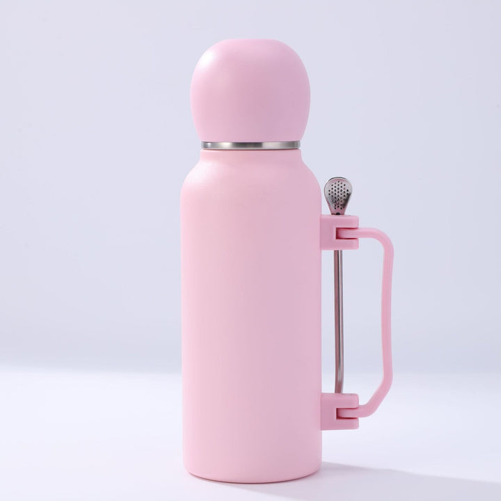 Women practical insulated bottle with integrated tea strainer Kalsten