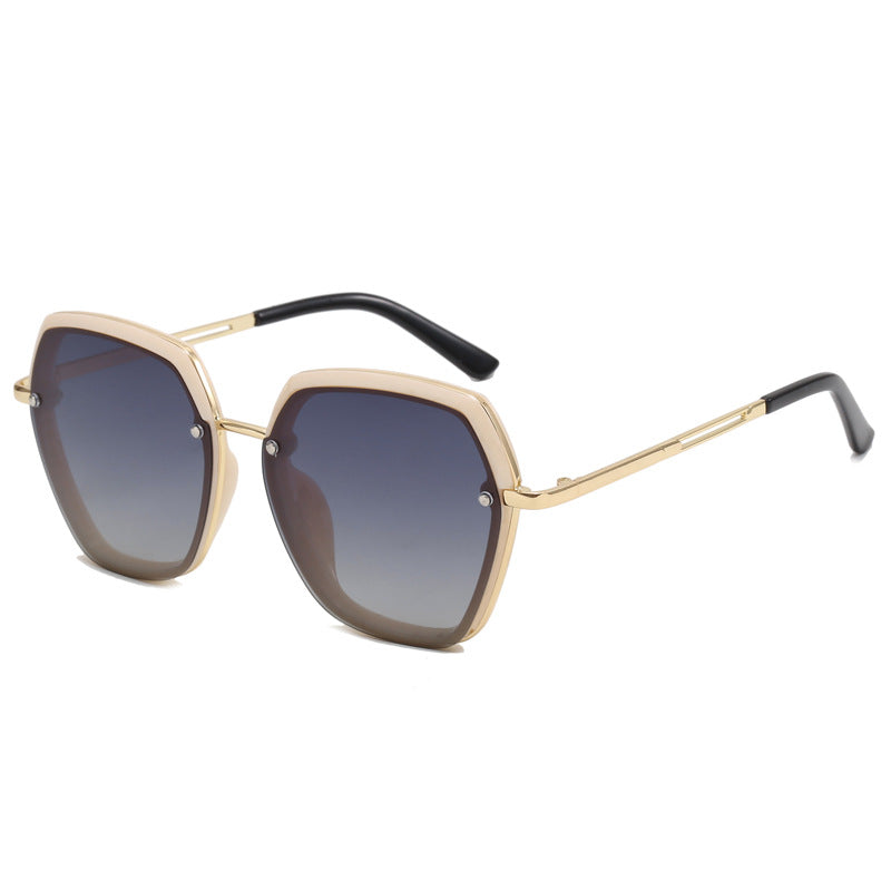 Women's fashionable sunglasses in trendy hexagon design Kalsten