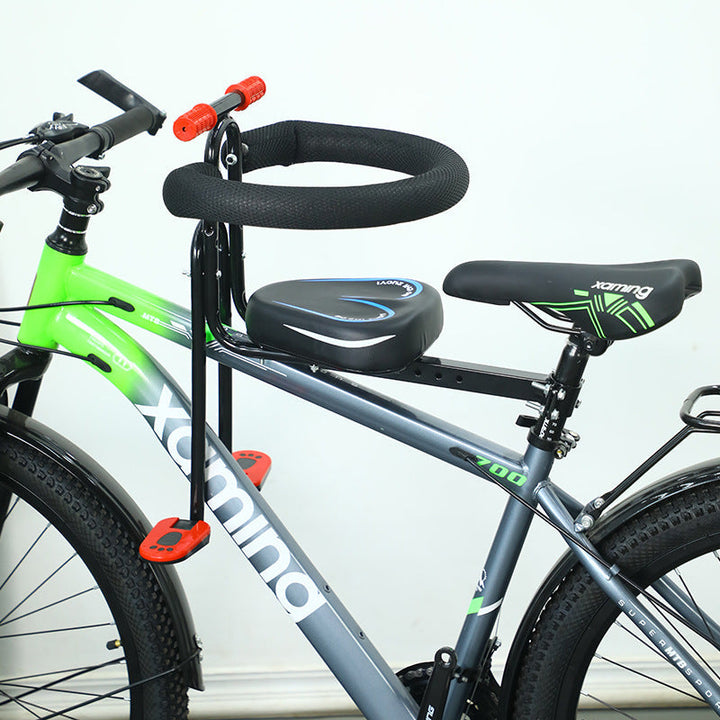adjustable padded child bicycle passenger seat with safety armrest Kalsten