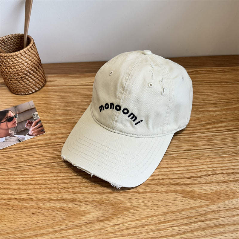 Women's Distressed Cotton Baseball Cap Kalsten