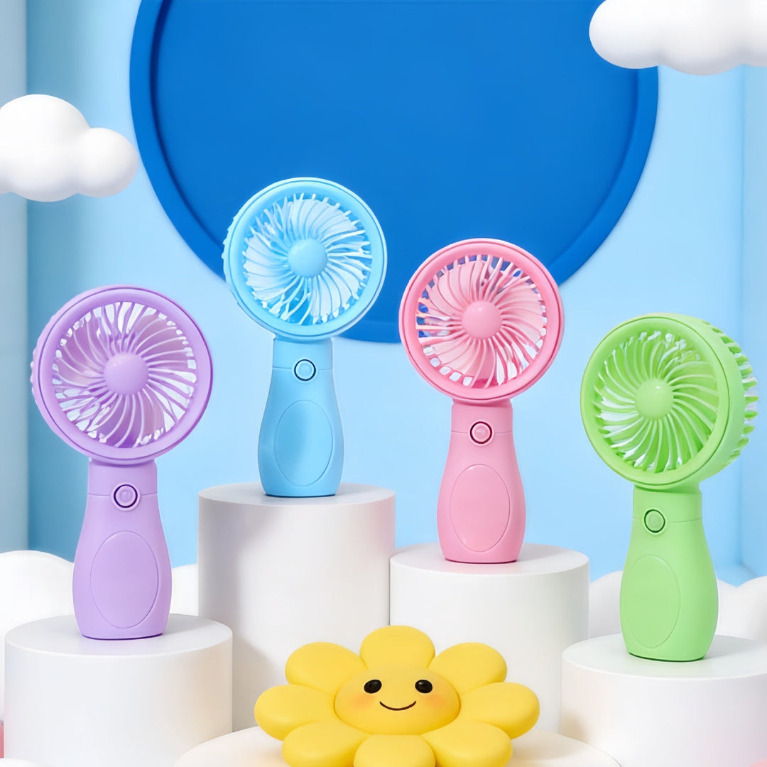 Women's Portable Mini Hand Fan with USB Charging Function Kalsten