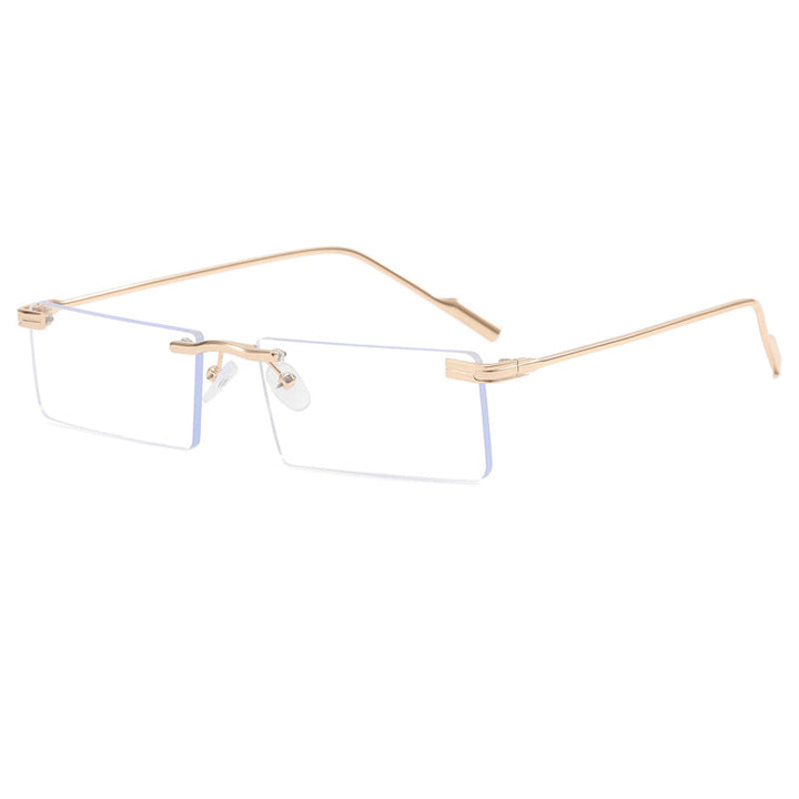 Women's Fashion Rectangular Sunglasses with Elegant Metal Frame Kalsten
