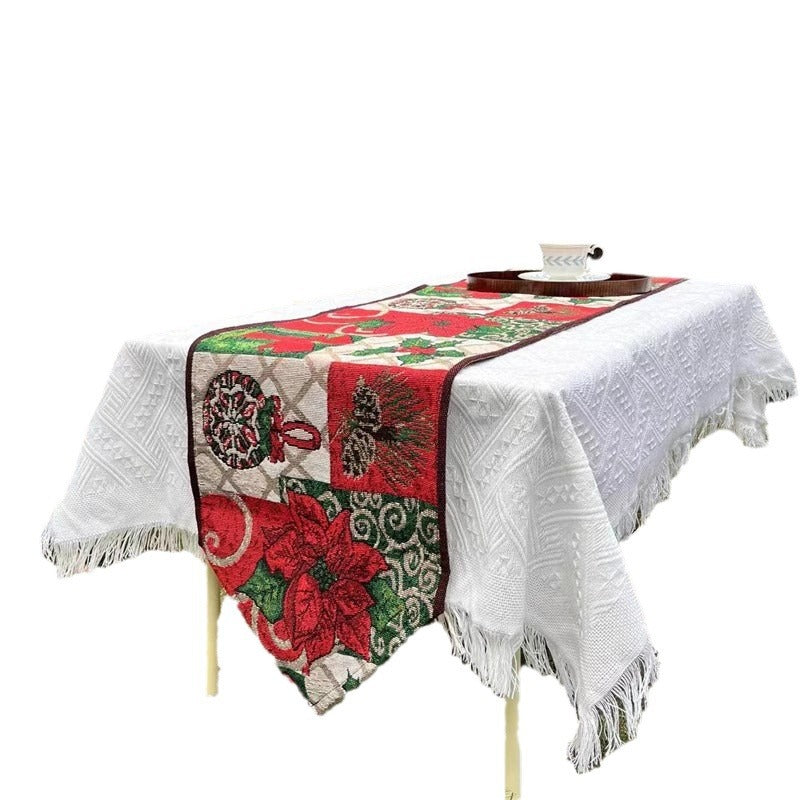 Festive Holiday-Themed Table Runner