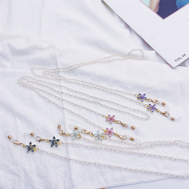 Floral Decorative Eyewear Chain Kalsten