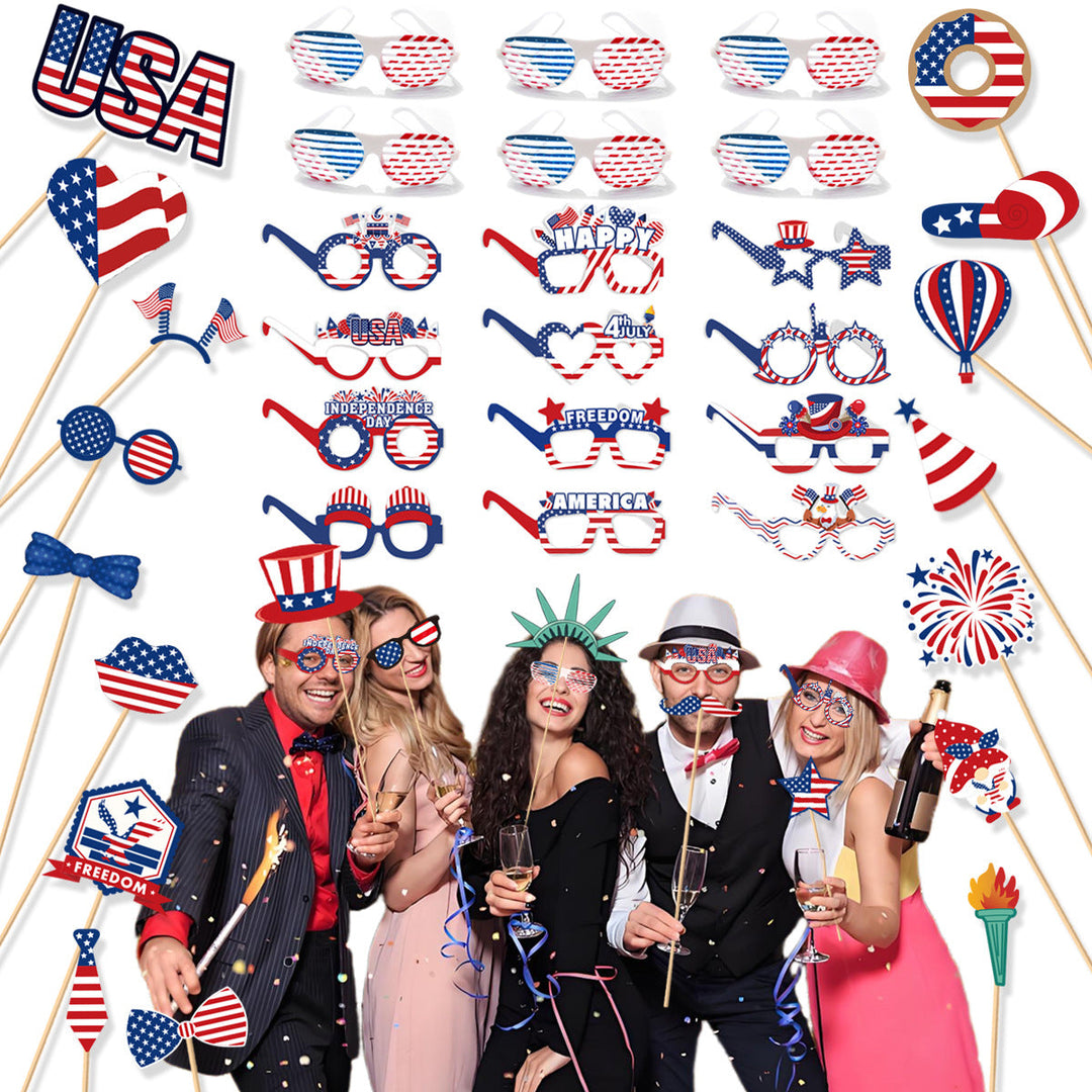 Ladies creative photo glasses collection for patriotic holidays Kalsten