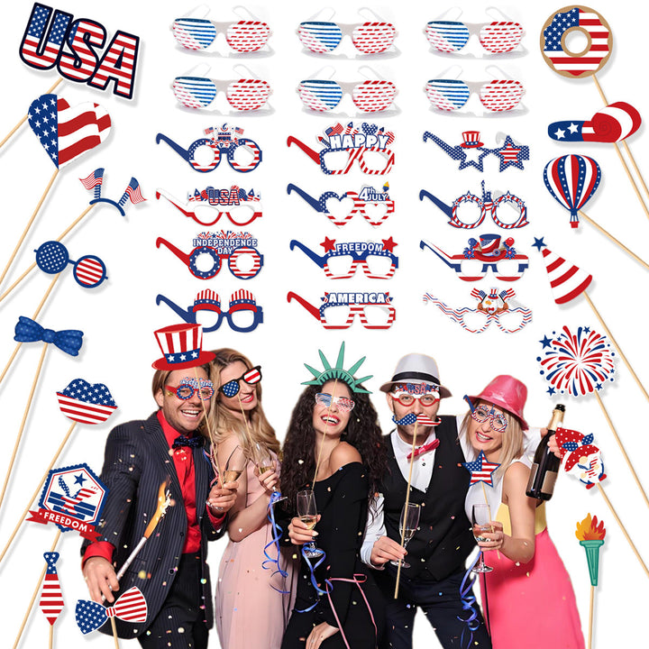 Ladies creative photo glasses collection for patriotic holidays Kalsten