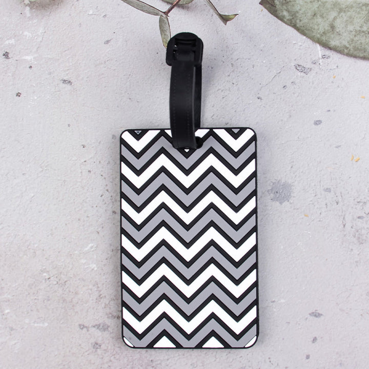 Stylish Chevron Pattern Luggage Tag Kalsten