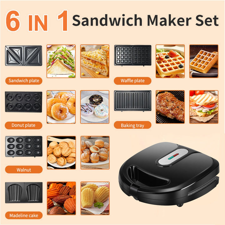 Non-Stick Electric Sandwich Maker Kalsten