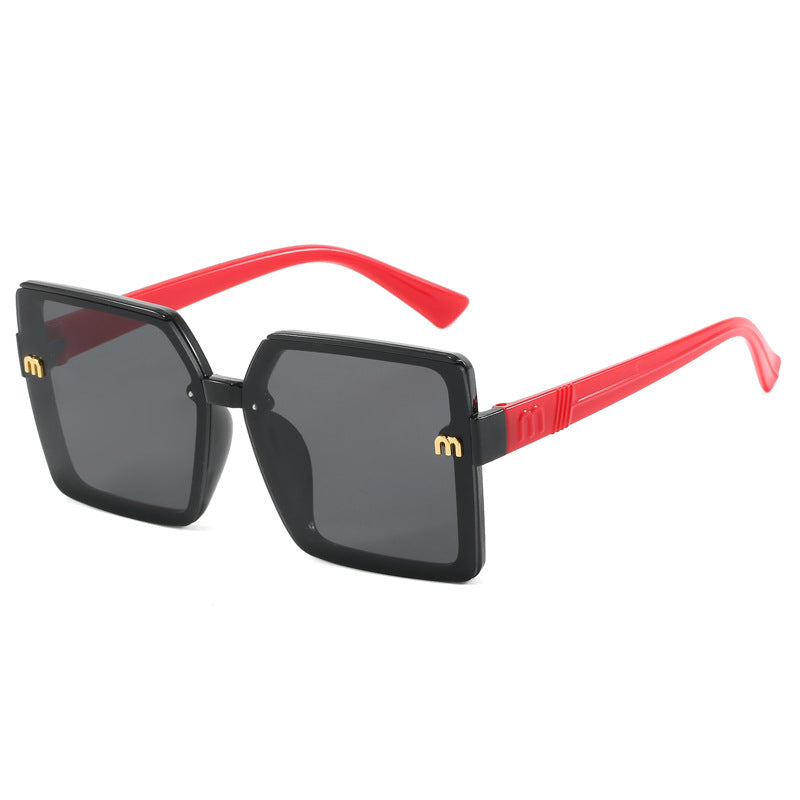 Women's stylish square sunglasses with mirrored gradient Kalsten