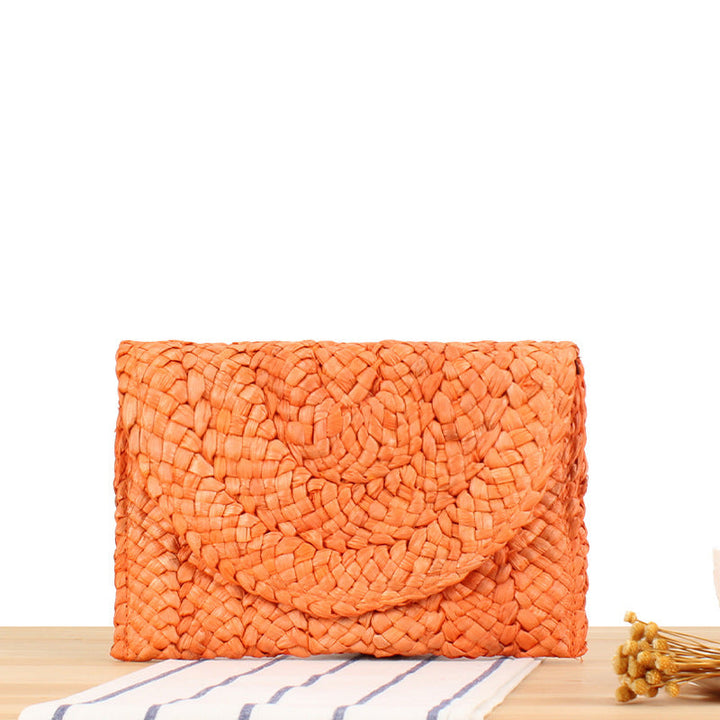 Clutch Made of Handmade Basket Weave Kalsten