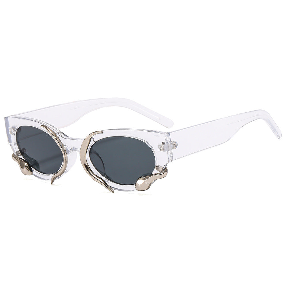 Women's designer sunglasses with a unique, sculptural frame Kalsten