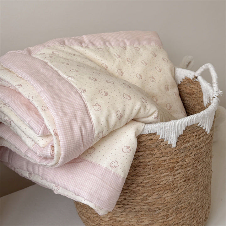 Women’s children's duvet with playful doll pattern Kalsten