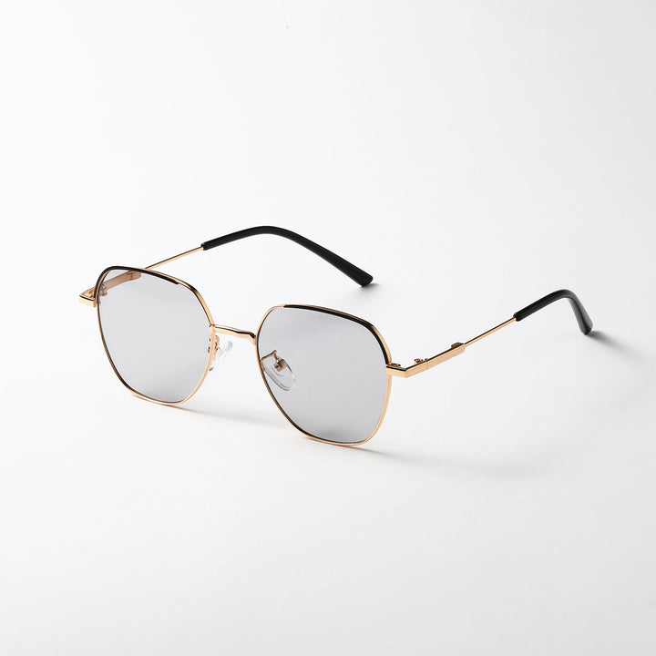 Women’s fashionable sunglasses with slim metal frame and blue lenses Kalsten