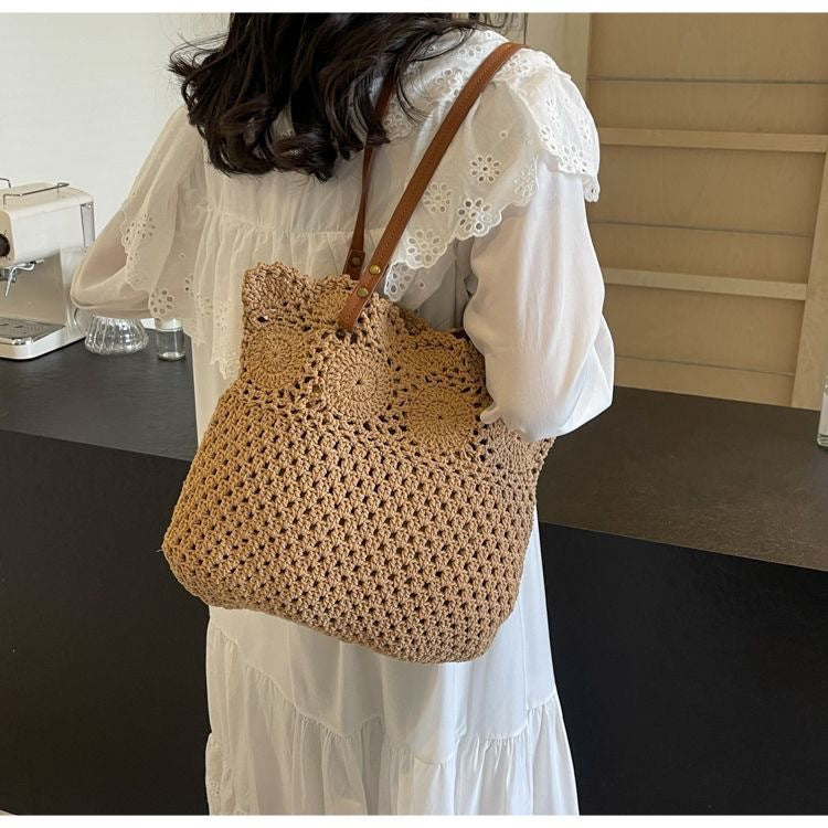 Hand-knotted macramé tote bag Kalsten