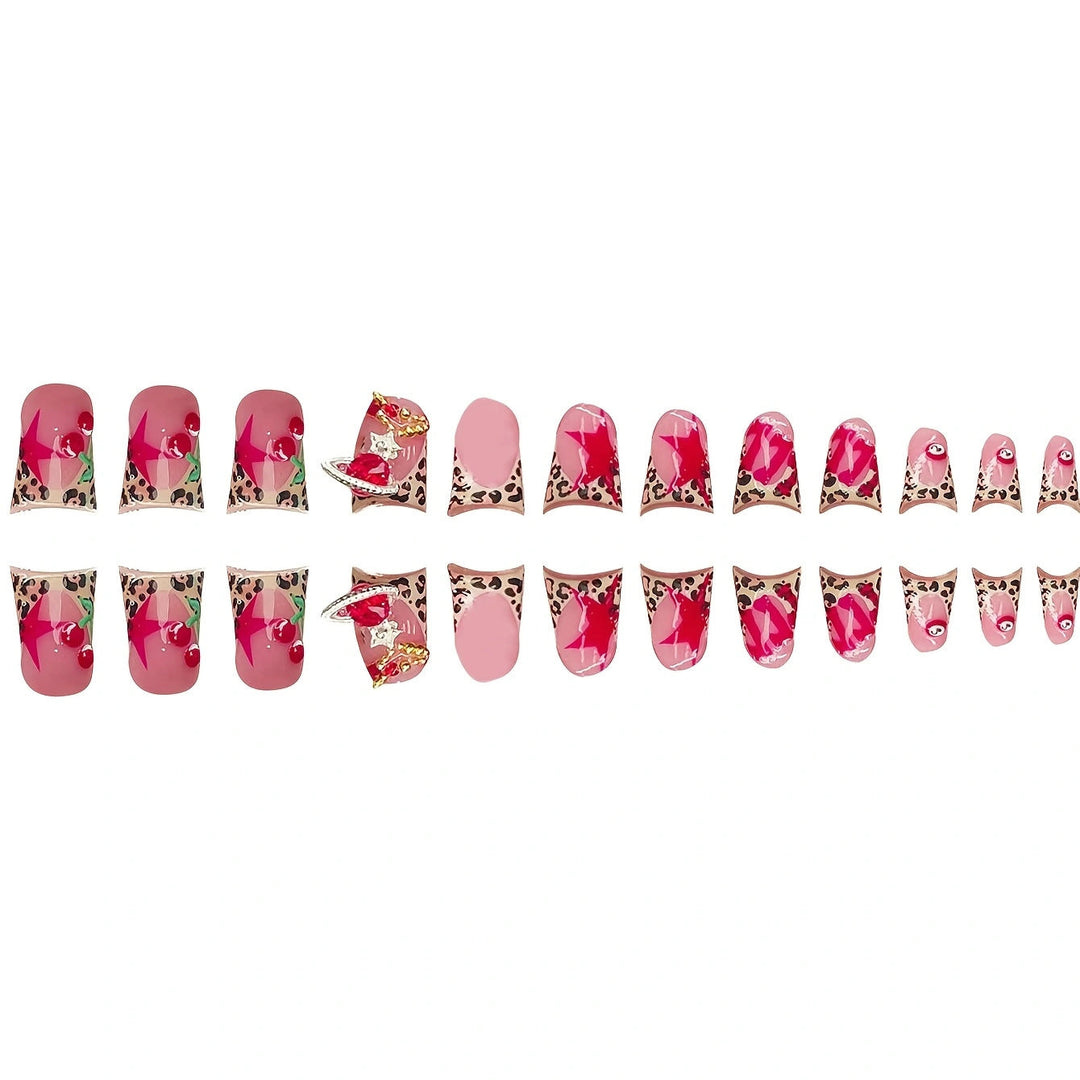 Artistic Leopard Print Press-On Nail Set Kalsten