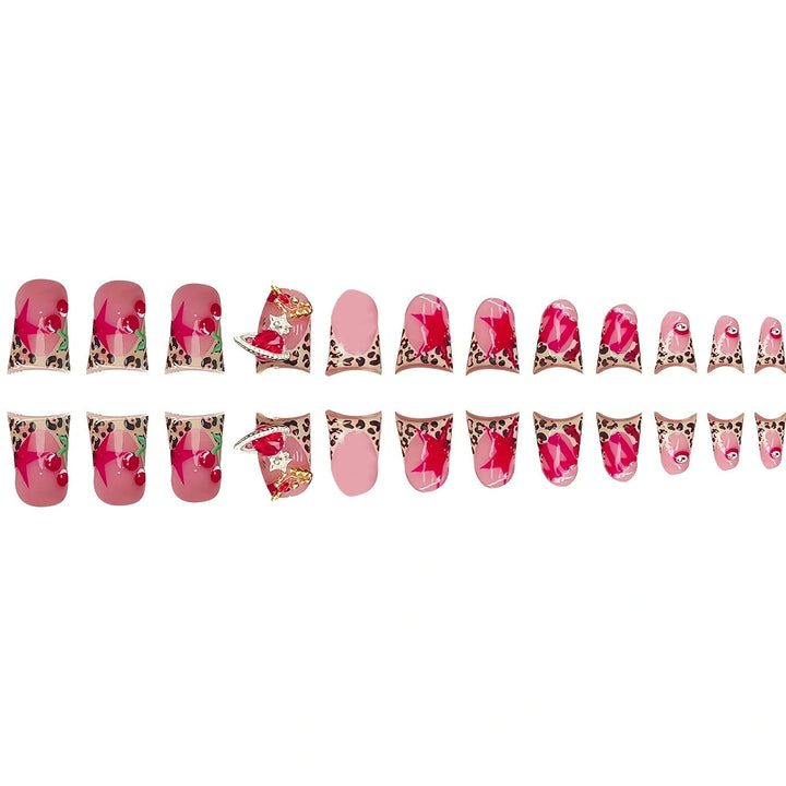 Artistic Leopard Print Press-On Nail Set Kalsten