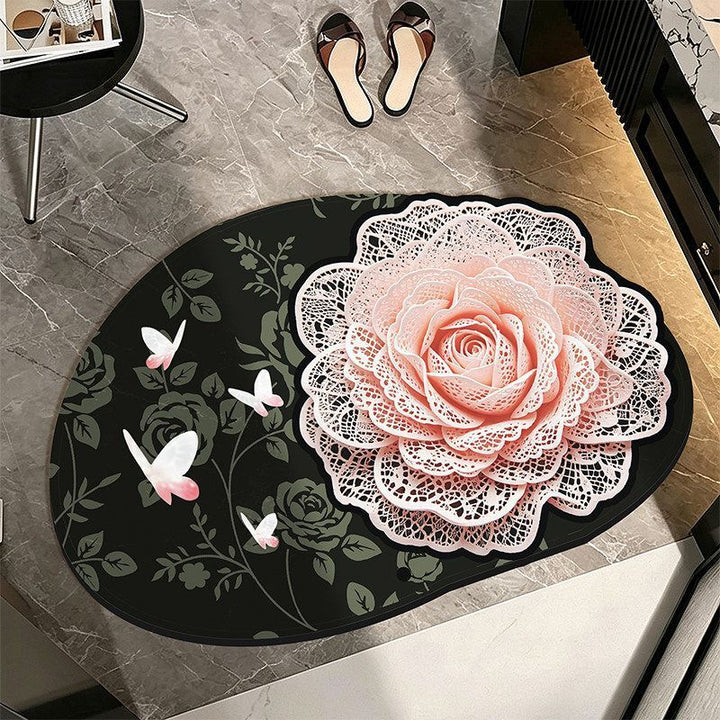 Ornate Floral Area Rug